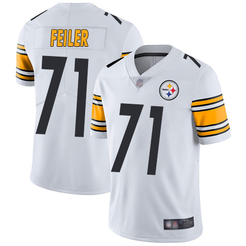 Men Pittsburgh Steelers Football #71 Limited White Matt Feiler Road Vapor Untouchable Nike NFL Jersey->pittsburgh steelers->NFL Jersey